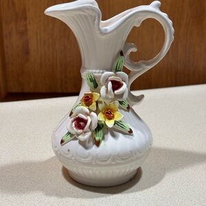 Japanese Floral Vase/Pitcher